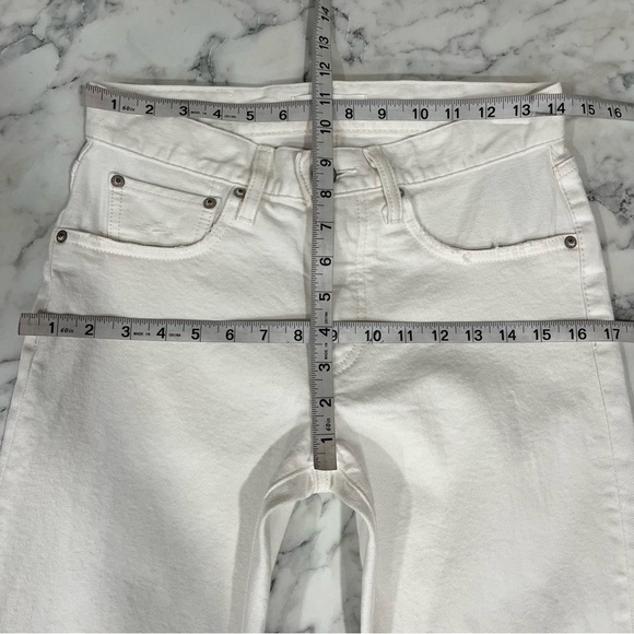 Moussy Vintage White Burnside Ankle Cropped Skinny Jean Size 26 - Picture 9 of 14